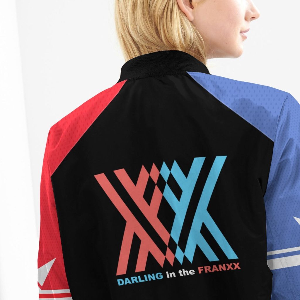 002 franxx bomber jacket 409217 - Anime Jacket Shop