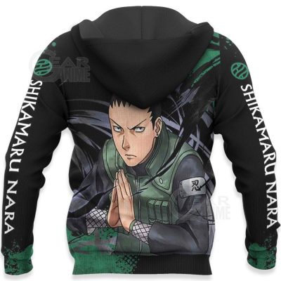 Shikamaru Hoodie Sweater Custom Anime Zip Jacket