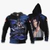 Uchiha Sasuke Hoodie Sweater Custom Anime Zip Jacket