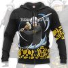 Tragafalar Law Shirt One Piece Anime Hoodie Jacket VA11