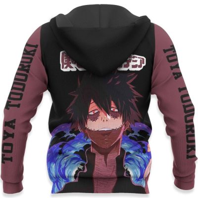 Dabi Shirt Toya Todoroki MHA Custom Anime Zip Jacket