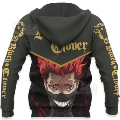 Black Bull Zora Ideale Custom Shirt Black Clover Anime Jacket VA11