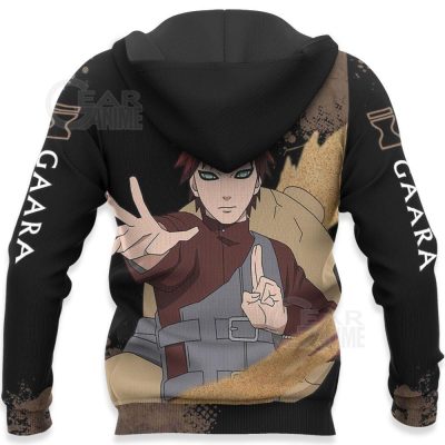 Gaara Hoodie Sweater Custom Anime Zip Jacket