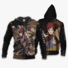 Gaara Hoodie Sweater Custom Anime Zip Jacket