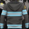 Takehisa Hinawa Fire Force Hoodie Shirt Anime Uniform Jacket