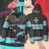 Akitaru Obi Fire Force Hoodie Shirt Anime Uniform Jacket