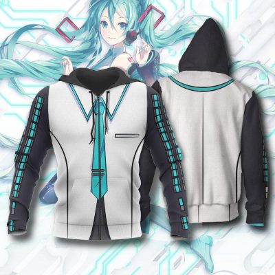 Code 390 Miku Zip Hoodie Jacket Uniform