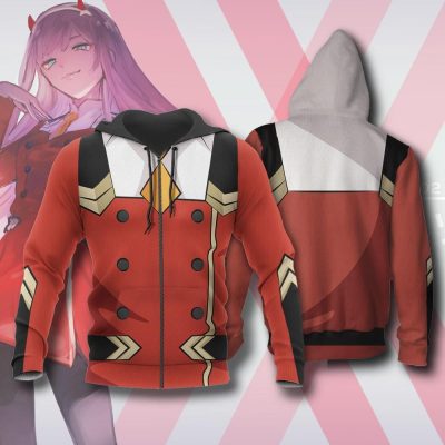 Code 002 Zero Two Uniform Hoodie Jacket Uniform