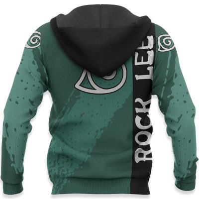 Rock Lee Hoodie Shirt Custom Zip Jacket