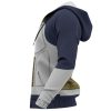 Prince Vegeta Hoodie Costume Uniform Jacket