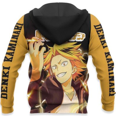 Denki Kaminari Shirt Chargebolt Hero Custom Zip Jacket