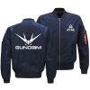 2018 New Oversize Men s Military Bomber Jacket Anime Gundam Logo Printed Coat Army Tactical Zipper 2 - Anime Jacket Shop