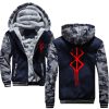 2020 Winter Mens Thick Sweatshirt Sacrifice Berserk Hoodies Brand Zipper Jacket Warm Fleece Thicken Coat Casual 19 - Anime Jacket Shop