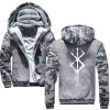 2020 Winter Mens Thick Sweatshirt Sacrifice Berserk Hoodies Brand Zipper Jacket Warm Fleece Thicken Coat Casual 22 - Anime Jacket Shop