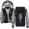 2020 Winter Mens Thick Sweatshirt Sacrifice Berserk Hoodies Brand Zipper Jacket Warm Fleece Thicken Coat Casual 28 - Anime Jacket Shop