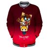 Aggretsuko Tracksuit Baseball Uniform Women Men s Jacket Long Sleeve Harajuku Streetwear American Cartoon 3D Clothes 3 - Anime Jacket Shop