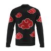 Akatsuki Bomber Jacket BACK Mockup - Anime Jacket Shop