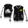 Anime Chainsaw Man Baseball Jacket Men Bomber Jacket Outerwear Harajuku Streetwear Hip Hop Baseball Uniform Casual 10 - Anime Jacket Shop