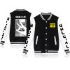 Anime Chainsaw Man Baseball Jacket Men Bomber Jacket Outerwear Harajuku Streetwear Hip Hop Baseball Uniform Casual 6 - Anime Jacket Shop