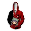 Anime Inuyasha Sakuya Izayoi Cosplay Hoodies Spring Autumn Mens Sportswear 3D Printed Harajuku Zipper Thin Jackets - Anime Jacket Shop