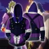 Anime JoJo Bizarre Adventure Hoodie DIO BRANDO Cosplay Costume 3D printed Zipper Jackets Sweatshirts 5XL - Anime Jacket Shop