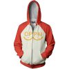 Anime One Punch Man Saitama Costumes Oppai Saitama Hoodie Sweatshirt Mens Harajuku Hoodies Male Zipper Jackets 5 - Anime Jacket Shop