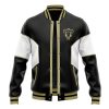 Asta Black Bulls BC Varsity Jacket FRONT Mockup - Anime Jacket Shop