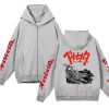 Berserk Zipper Jackets Anime Guts Printed Sweatshirt Unisex Y2k Sweatshirts Hooded Jacket Coats Fleece Streetwear Top 24 - Anime Jacket Shop