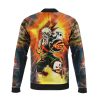 Blazing Bakugo My Hero Academia Bomber Jacket BACK Mockup - Anime Jacket Shop