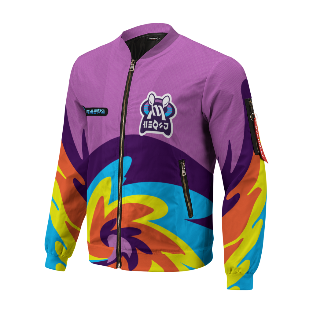 BomberJacketIPokemonPsychicUniform 02 hpleft - Anime Jacket Shop