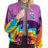 BomberJacketIPokemonPsychicUniform 09 girlmodelfront - Anime Jacket Shop