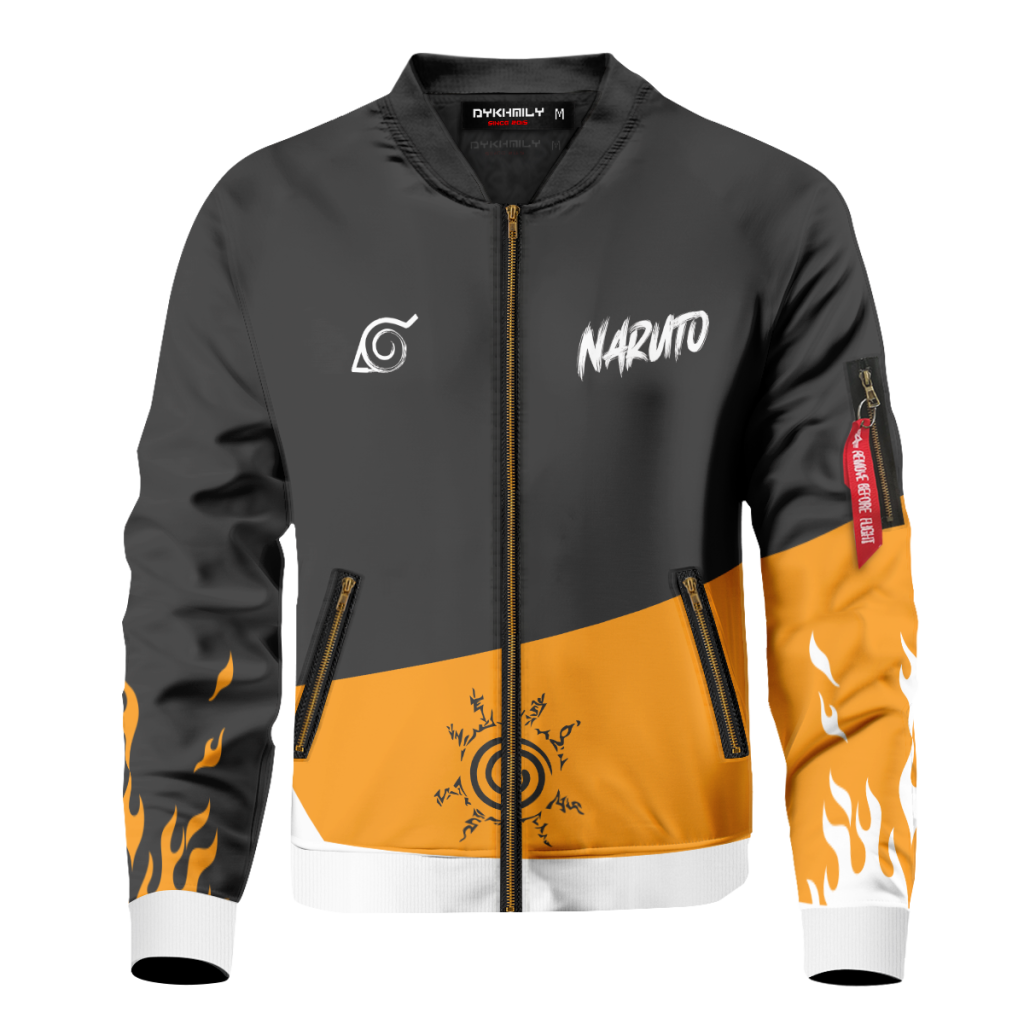 Bomber Jacket I Naruto Style front - Anime Jacket Shop