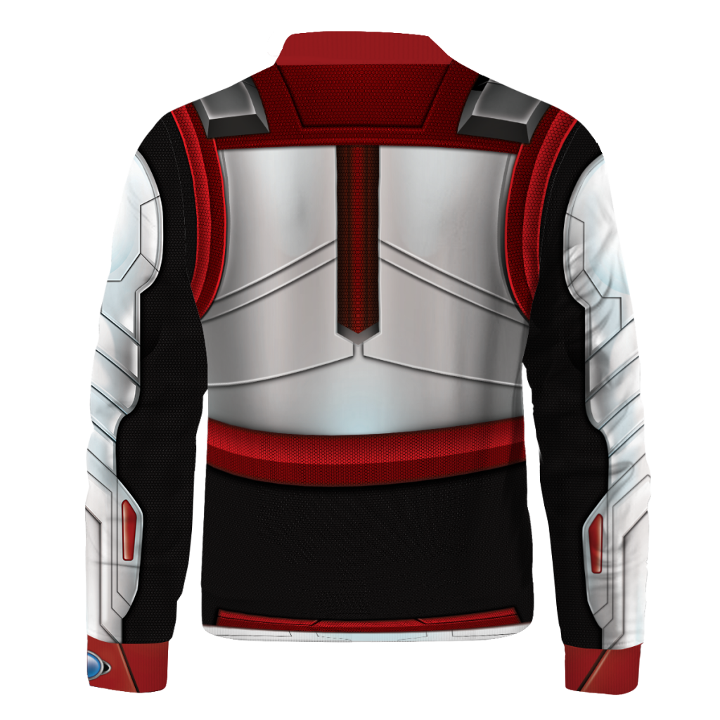 Bomber Jacket I Quantum Suit back - Anime Jacket Shop