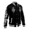 Burn Knuckles Crew L Varsity Jacket F LEFT Mockup - Anime Jacket Shop