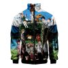 Digimon Fighting Tyrannosaurus Autumn Winter Hoodies Men Sweatshirts Zipper Fitness Hoody Jackets And Coats For Men 2 - Anime Jacket Shop