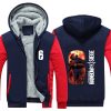 Dropshiping Winter Rainbow Six Siege Jacket Baseball Unisex Wool Liner Fleece Hoodie Thick zipper Sweatshirt For 10 - Anime Jacket Shop