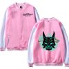 Genshin Impact Xiao Fangs Baseball Jacket Men Fashion Anime Tops Women Jackets Coat Hip Hop Boy 3 - Anime Jacket Shop