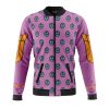 Giorno Giovanna Anime Jojos Bizarre Adventure Bomber Jacket FRONT Mockup - Anime Jacket Shop