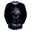 Goblin Slayer Print Comic 3D Funny Cool Baseball Jacket For Women Men Fashion O neck Long - Anime Jacket Shop