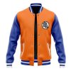 Goku Pattern DBZ Varsity Jacke FRONT Mockup - Anime Jacket Shop