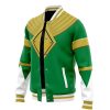 Green Ranger MMPR Varsity Jacket F RIGHT Mockup - Anime Jacket Shop