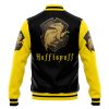 Hogwarts Legacy Hufflepuff V2 HP Varsity Jacket BACK Mockup - Anime Jacket Shop