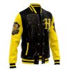 Hogwarts Legacy Hufflepuff V2 HP Varsity Jacket F LEFT Mockup - Anime Jacket Shop