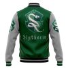 Hogwarts Legacy Slytherin HP Varsity Jacket BACK Mockup - Anime Jacket Shop