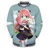 Kawaii Anime Spy X Family Anya Forger 3d Printed Men Women Jacket Sweatshirt Hoodie Harajuku Baseball 2 - Anime Jacket Shop