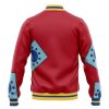 Luffy Wano Pattern OP Varsity Jacket BACK Mockup - Anime Jacket Shop