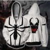 Marvel Spiderman Spider Peripheral 3D digital print Sweatshirts and hoodies boys Oversize zip hoodie clothes 6yrs 9 - Anime Jacket Shop