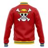 Monkey D. Luffy Pattern OP Varsity Jacket BACK - Anime Jacket Shop