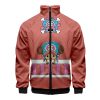 ONE PIECE Print Q Version Japanese Anime 3d Stand Collar Hoodie Men Women Zipper Hoodies Jackets 3 - Anime Jacket Shop