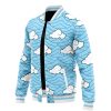 Sakoji Urokodaki Pattern DS Varsity Jacket F RIGHT Mockup - Anime Jacket Shop